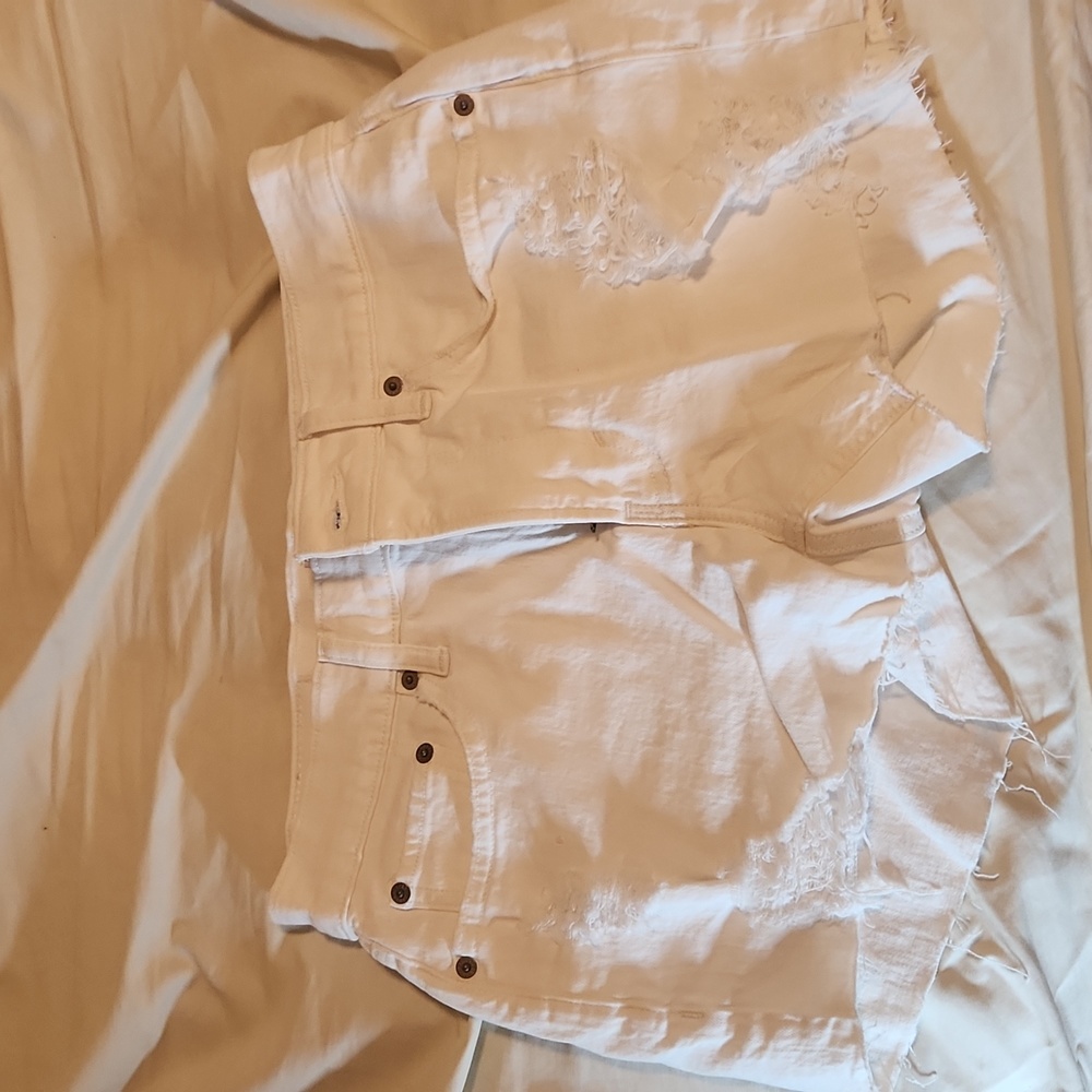 Lucky Brand white jean shorts